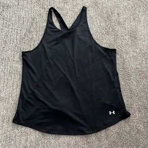 Under Armour Women’s Black Crossback Tank w/ Open Back
